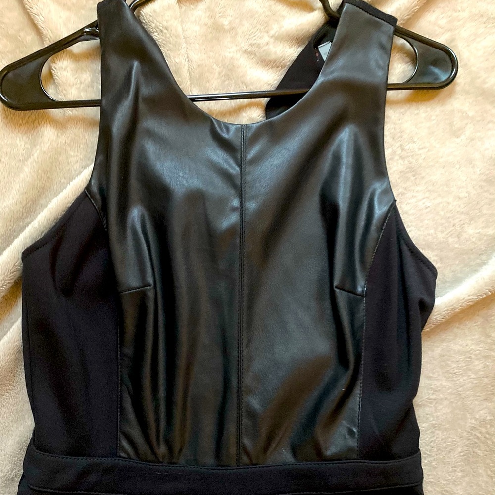 Black mini dress